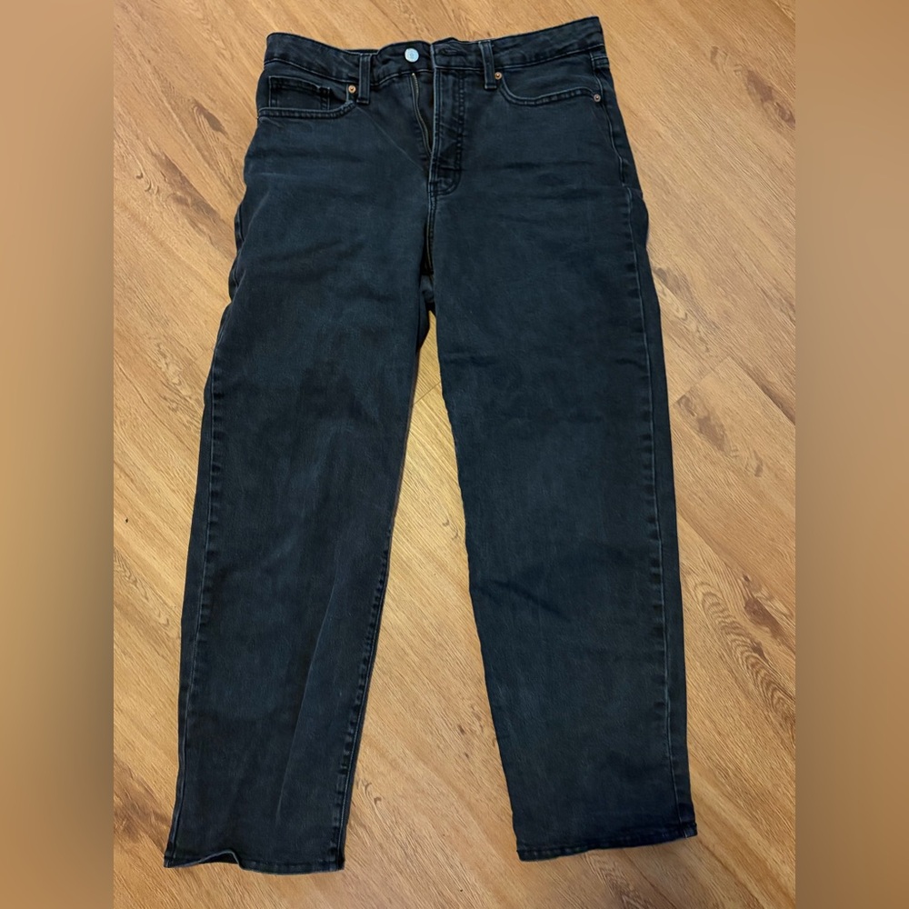 Old Navy Women’s Dark Gray Straight Jeans